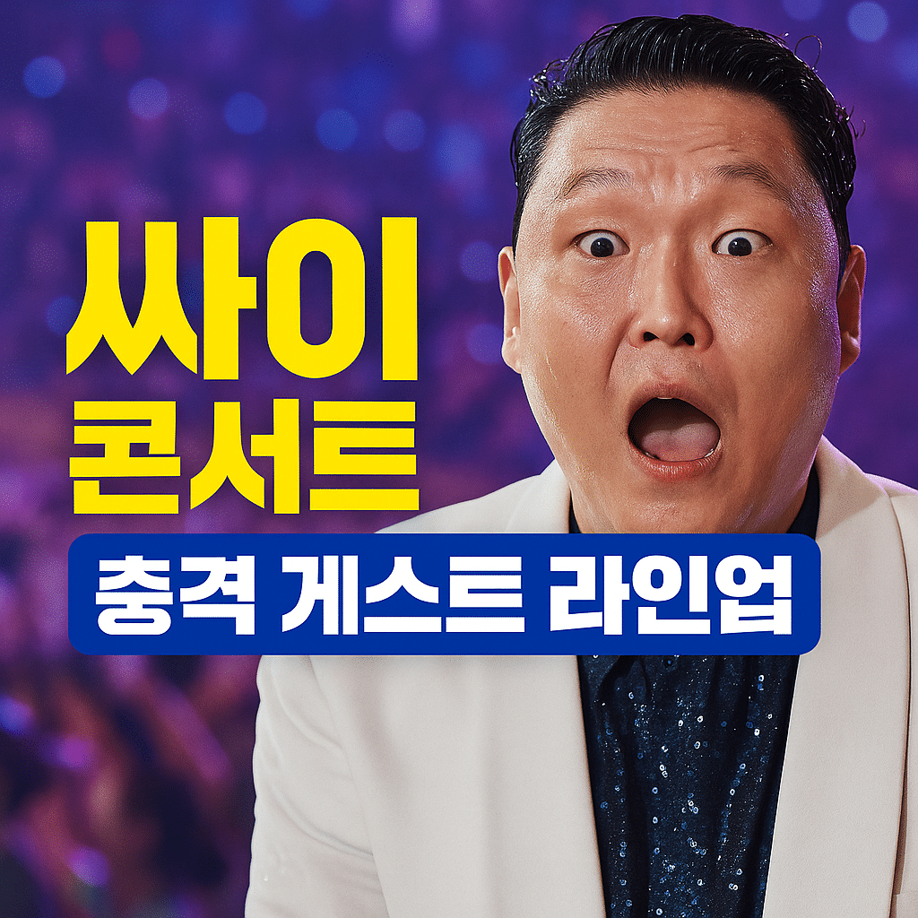 싸이 콘서트 게스트 라인업 실사용 후기